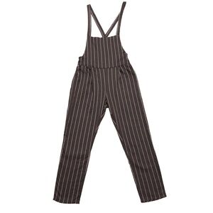 Ladies Pinstripe Pantsuit Overalls
